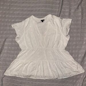 Eyelet Tiered Top